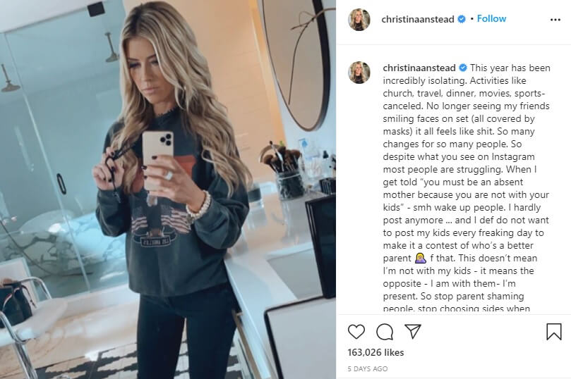 Christina Anstead Hits Back at Haters – But is She a Deadbeat Mom?